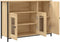 vidaXL - Dressoir - 100x35x75 - cm - bewerkt - hout - sonoma - eikenkleurig