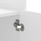 vidaXL - Dressoir - 100x35x75 - cm - bewerkt - hout - wit