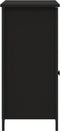 vidaXL - Dressoir - 100x35x75 - cm - bewerkt - hout - zwart