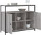 vidaXL - Dressoir - 100x35x80 - cm - bewerkt - hout - grijs - sonoma