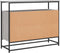 vidaXL - Dressoir - 100x35x80 - cm - bewerkt - hout - grijs - sonoma