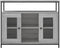 vidaXL - Dressoir - 100x35x80 - cm - bewerkt - hout - grijs - sonoma