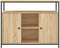 vidaXL - Dressoir - 100x35x80 - cm - bewerkt - hout - sonoma - eikenkleurig