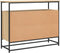 vidaXL - Dressoir - 100x35x80 - cm - bewerkt - hout - sonoma - eikenkleurig