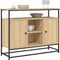vidaXL - Dressoir - 100x35x80 - cm - bewerkt - hout - sonoma - eikenkleurig