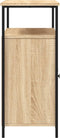 vidaXL - Dressoir - 100x35x80 - cm - bewerkt - hout - sonoma - eikenkleurig