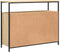 vidaXL - Dressoir - 100x35x80 - cm - bewerkt - hout - sonoma - eikenkleurig