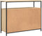 vidaXL - Dressoir - 100x35x80 - cm - bewerkt - hout - sonoma - eikenkleurig