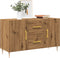 vidaXL - Dressoir - 100x36x60 - cm - bewerkt - hout - artisanaal - eikenkleurig