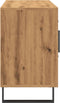 vidaXL - Dressoir - 100x36x60 - cm - bewerkt - hout - artisanaal - eikenkleurig