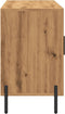 vidaXL - Dressoir - 100x36x60 - cm - bewerkt - hout - artisanaal - eikenkleurig