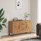 vidaXL - Dressoir - 100x36x60 - cm - bewerkt - hout - artisanaal - eikenkleurig