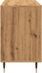 vidaXL - Dressoir - 100x36x60 - cm - bewerkt - hout - artisanaal - eikenkleurig