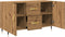 vidaXL - Dressoir - 100x36x60 - cm - bewerkt - hout - artisanaal - eikenkleurig