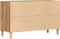 vidaXL - Dressoir - 100x36x60 - cm - bewerkt - hout - artisanaal - eikenkleurig