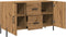 vidaXL - Dressoir - 100x36x60 - cm - bewerkt - hout - artisanaal - eikenkleurig