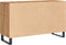 vidaXL - Dressoir - 100x36x60 - cm - bewerkt - hout - artisanaal - eikenkleurig