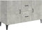 vidaXL - Dressoir - 100x36x60 - cm - bewerkt - hout - betongrijs