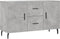 vidaXL - Dressoir - 100x36x60 - cm - bewerkt - hout - betongrijs