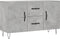 vidaXL - Dressoir - 100x36x60 - cm - bewerkt - hout - betongrijs