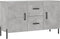 vidaXL - Dressoir - 100x36x60 - cm - bewerkt - hout - betongrijs