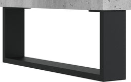 vidaXL - Dressoir - 100x36x60 - cm - bewerkt - hout - betongrijs