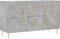 vidaXL - Dressoir - 100x36x60 - cm - bewerkt - hout - betongrijs