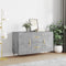 vidaXL - Dressoir - 100x36x60 - cm - bewerkt - hout - betongrijs