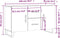 vidaXL - Dressoir - 100x36x60 - cm - bewerkt - hout - betongrijs