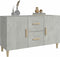 vidaXL - Dressoir - 100x36x60 - cm - bewerkt - hout - betongrijs