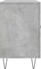 vidaXL - Dressoir - 100x36x60 - cm - bewerkt - hout - betongrijs