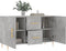 vidaXL - Dressoir - 100x36x60 - cm - bewerkt - hout - betongrijs