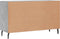 vidaXL - Dressoir - 100x36x60 - cm - bewerkt - hout - betongrijs