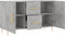 vidaXL - Dressoir - 100x36x60 - cm - bewerkt - hout - betongrijs