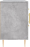 vidaXL - Dressoir - 100x36x60 - cm - bewerkt - hout - betongrijs