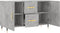 vidaXL - Dressoir - 100x36x60 - cm - bewerkt - hout - betongrijs