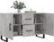 vidaXL - Dressoir - 100x36x60 - cm - bewerkt - hout - betongrijs