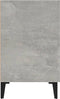 vidaXL - Dressoir - 100x36x60 - cm - bewerkt - hout - betongrijs