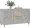 vidaXL - Dressoir - 100x36x60 - cm - bewerkt - hout - betongrijs