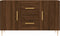 vidaXL - Dressoir - 100x36x60 - cm - bewerkt - hout - bruin - eikenkleur