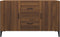 vidaXL - Dressoir - 100x36x60 - cm - bewerkt - hout - bruin - eikenkleur