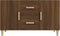 vidaXL - Dressoir - 100x36x60 - cm - bewerkt - hout - bruin - eikenkleur
