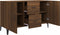 vidaXL - Dressoir - 100x36x60 - cm - bewerkt - hout - bruin - eikenkleur