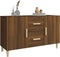 vidaXL - Dressoir - 100x36x60 - cm - bewerkt - hout - bruin - eikenkleur