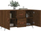 vidaXL - Dressoir - 100x36x60 - cm - bewerkt - hout - bruin - eikenkleur