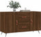 vidaXL - Dressoir - 100x36x60 - cm - bewerkt - hout - bruin - eikenkleur