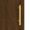 vidaXL - Dressoir - 100x36x60 - cm - bewerkt - hout - bruin - eikenkleur