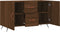 vidaXL - Dressoir - 100x36x60 - cm - bewerkt - hout - bruin - eikenkleur