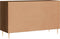 vidaXL - Dressoir - 100x36x60 - cm - bewerkt - hout - bruin - eikenkleur