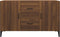 vidaXL - Dressoir - 100x36x60 - cm - bewerkt - hout - bruin - eikenkleur
